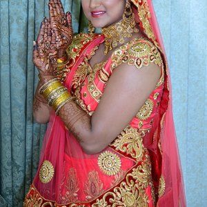 Bridal Outfit with Jewlery